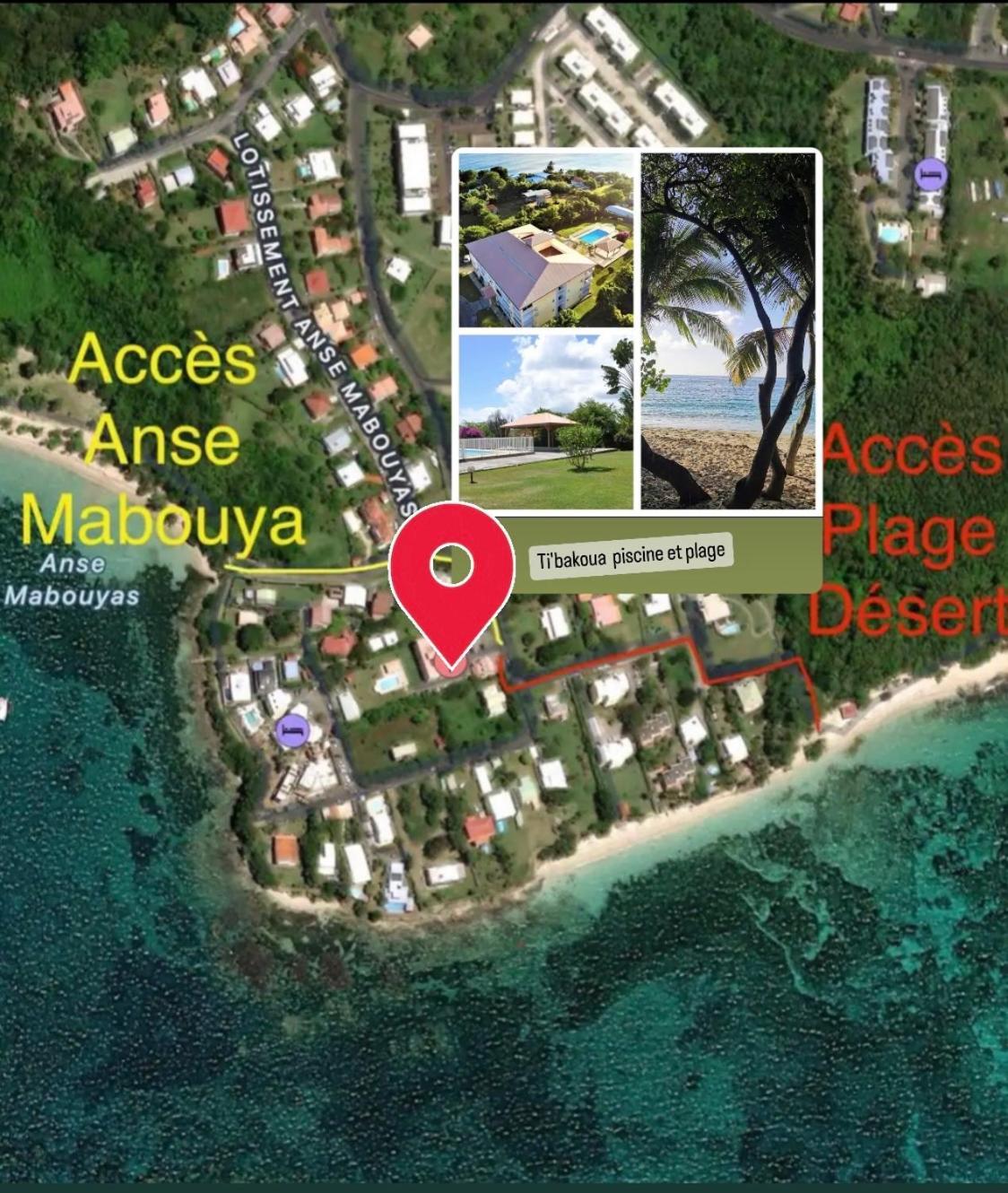 Ti'Bakoua A Sainte-Luce Plage Et Piscine Dış mekan fotoğraf